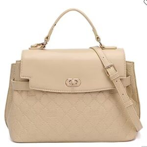 Cavalli Class Elegant Tan Satchel